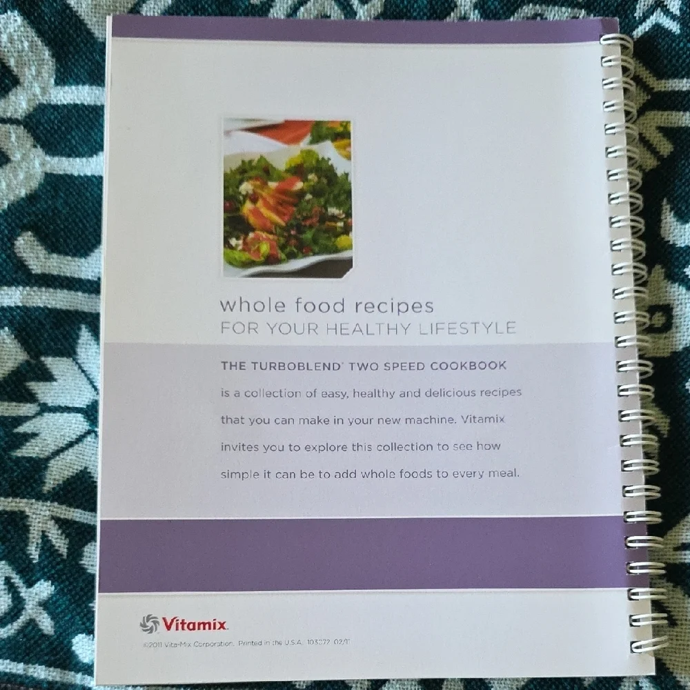 Vitamix Recipe Book for TurboBlend Two Speed